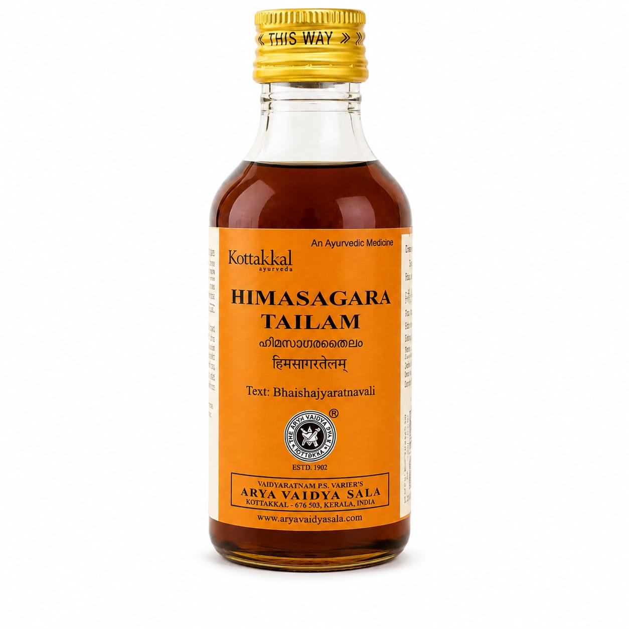 Himasagara Tailam (Manobal Shiroabhyangam)
